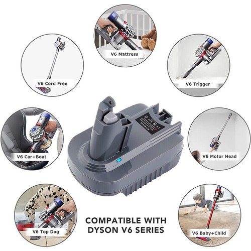 Adapter For Makita Dewalt Milwaukee18V Battery Convert To Dyson V6 Battery - Picture 8 of 11