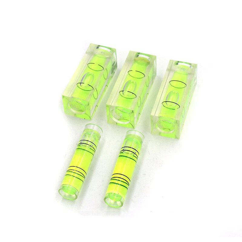 Square/Cylinder Mini Spirit Levelling Bubble Small Levels Vials Measuring Tester - Image 4 of 4