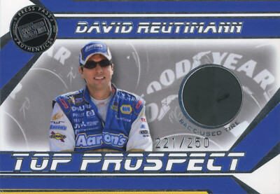 PRESSEAUSWEIS 2007 STEALTH DAVID REUTIMANN #DRE-T 221/250 TOP AUSSICHT REIFEN RELIKAT