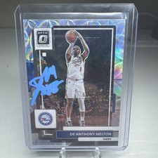 2022-23 Donruss Optic Scope De'Anthony Melton 208/249 In Person Signed Autograph