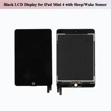 Black for iPad Mini 4 LCD Display Touch Screen Assembly + Sleep/Wake Sensor Flex
