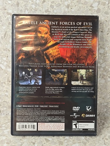 Mummy Tomb Of The Dragon Emperor PS2 (2008, Sony Playstation 2) ¡Completo en caja original! - Imagen 2 de 10