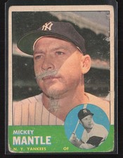 Mickey Mantle Topps Cards - 1952 to 1969 52