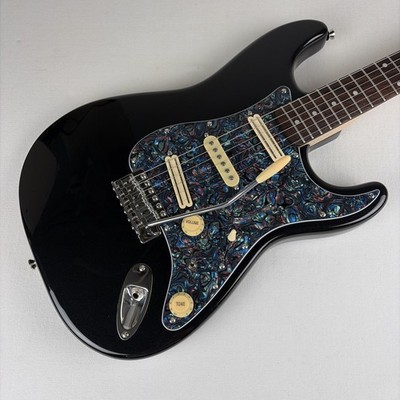 2004 Starcaster Strat by Fender Guitar Metallic Black with Upgraded Electronics