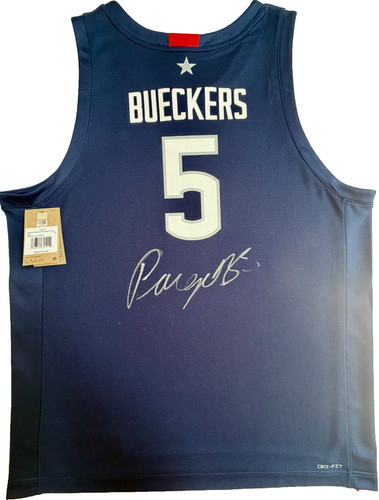Paige Bueckers Signed Officially Licensed Nike Uconn Navy Jersey Paint Auto PSA