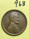 1910-S LINCOLN WHEAT CENT, low mintage date, "Fine" condition #968