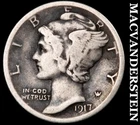 1917 Mercury Dime- Silver- Scarce Better Date No Reserve #J4947
