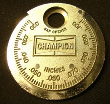 Vintage CHAMPION SPARK PLUG: GAP GAUGE Model CT-481
