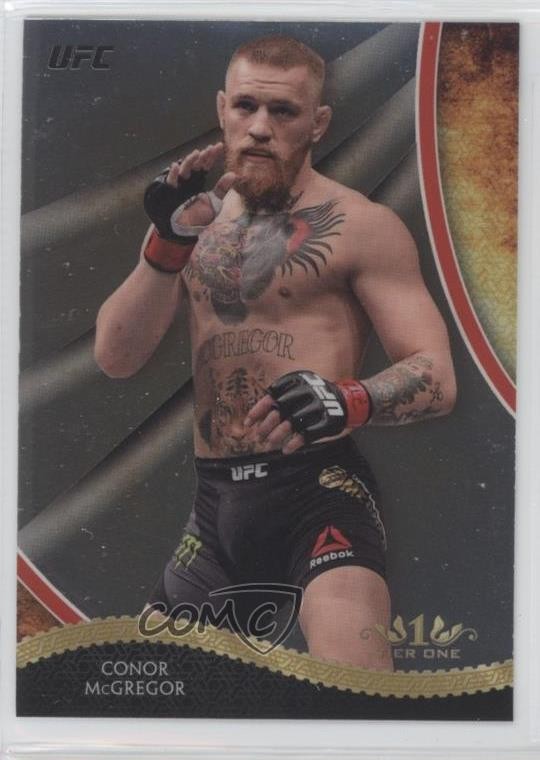 2018 Topps Chrome UFC Tier One Chrome Conor McGregor #UFCT-CM 01b5