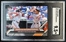 2024 Topps Now Jackson Holliday Gunnar Henderson Rookie RC #513 Orioles SGC 9.5