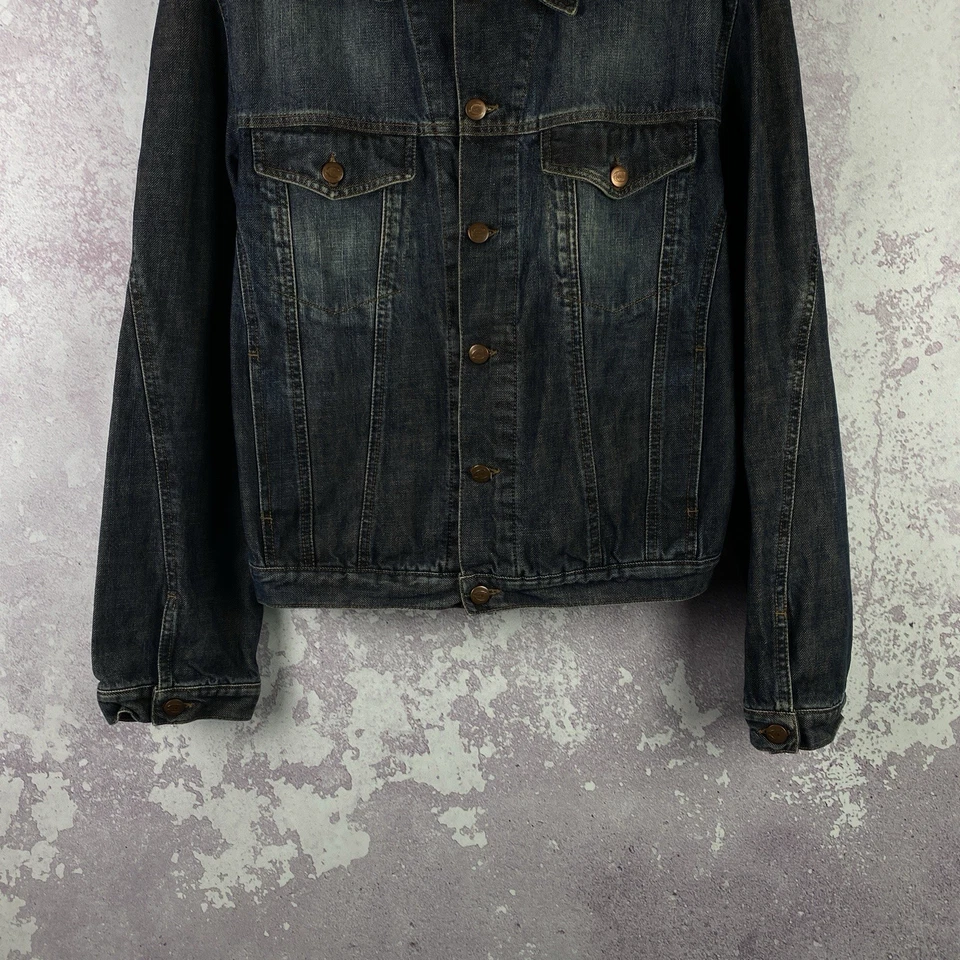 Vintage Just Cavalli Jeans Jacket Men’s Luxury Long Sleeve Italy Rare Size XL - Image 3 of 4