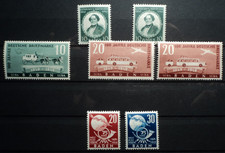 PA All. Bes., Franz. Zone, Baden 53 I+II, 54, 55 I+II, 56/57 postfr. MW: 56.-