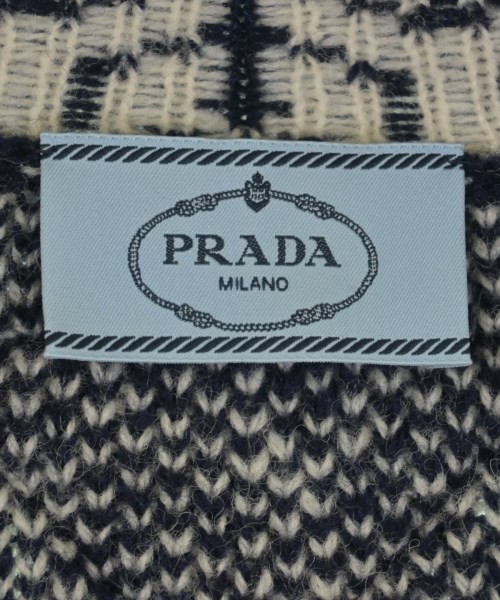 PRADA Cardigans NavyxWhite(Patterned) 38(Approx. … - image 3