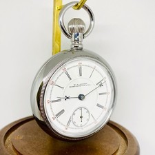 1890-1891 Waltham 18S 15J Grade Crescent St. Pocket Watch Working