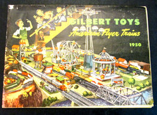 VTG 1950 Gilbert Toys American Flyer Trains Magazine Erector Locomotives 55p Ad