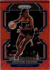 2022 Panini Prizm WNBA Prizms Ruby Wave #196 Kristine Anigwe - BSK