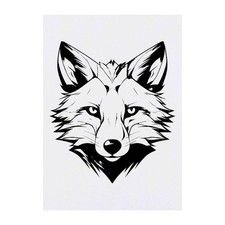 'Fox' Temporary Tattoos / Transfers TO00062327 