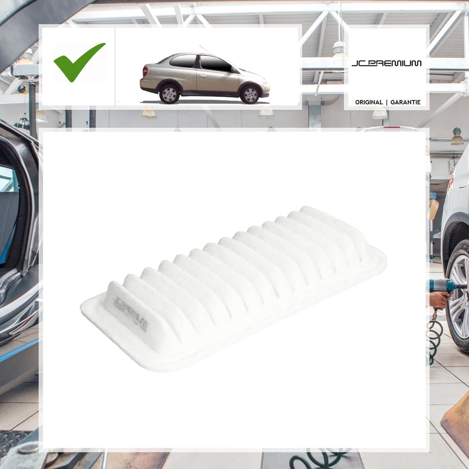 Jc Premium Luftfilter TOYOTA YARIS (_P1_) 1.3 (NCP10_, SCP12_)