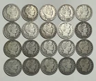 1897 TO 1915 VG BARBER HALF DOLLAR ROLL / 20 COINS - NICE ROLL