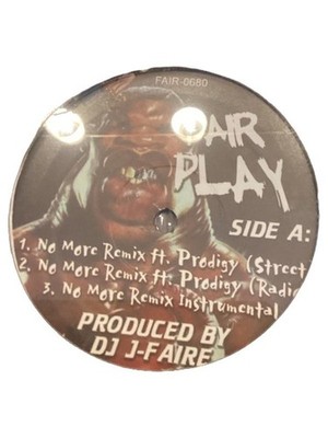DJ J-Faire ft. Prodigy   No More Remix Vinyl 12'' Hip-Hop Single FAIR-0680