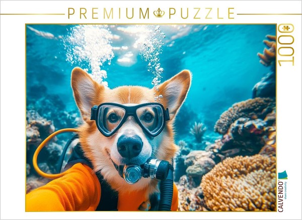 Calvendo Puzzle The Little Ocean Explorer | 1000 Pieces, Finished Size 25.2 × 18-image