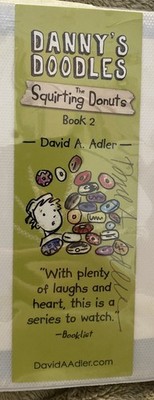 (3X) David A Adler Autograph Signed Book Mark Cam Jansen Author Children Books