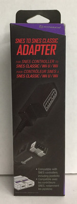 NEW sealed SNES to SNES CLASSIC Controller Adapter SUPER NINTENDO Hyperkin WII
