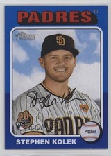 2024 Topps Heritage High Number SP Dark Blue Border Stephen Kolek #710 1id5