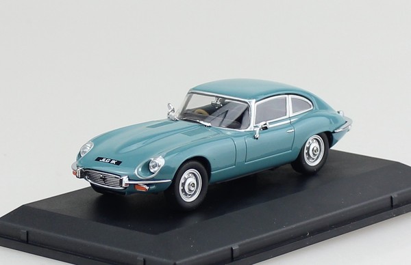 Jaguar E Type Coupe V12 Hellblau 1:43 Oxford Modellauto JAGV12001-image