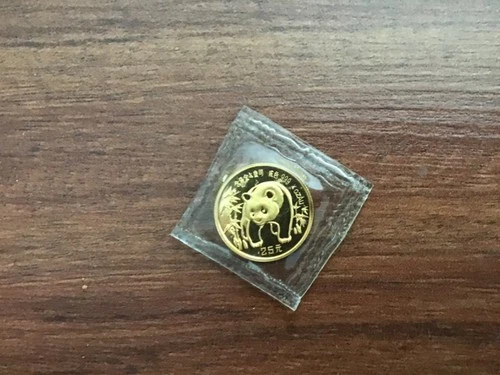 1986 Chinese Gold Panda 1/4 oz — photo from the most recent tracked eBay sale