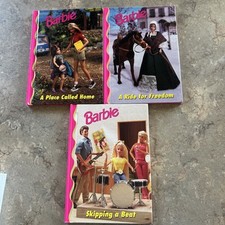 Vintage 1990s Barbie Books Lot Of 3