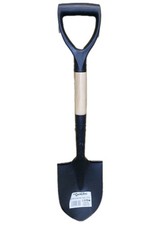 5xMinni Round Shap  Black,Metal Spade Shovel for Digging ,Garden  Heavy Duty.