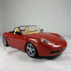 Vintage Mattel 1998 Barbie Porsche Boxster Motorized Convertible Sports Car Red