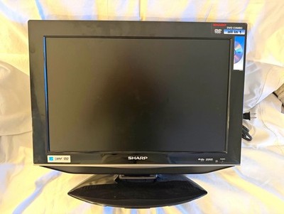 Sharp LC-19DV22U 19in LCD 720p Flat Screen TV w/ Built-In DVD, HDMI No Remote