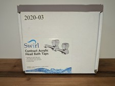 Swirl Contract Acrylic Head Bath Taps