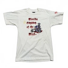 Vintage 90s Odyssey Chess art logo screen stars T-Shirt M