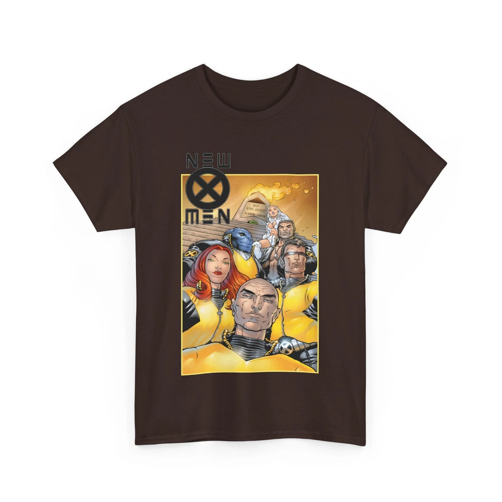 New X-Men T-Shirt - Frank Quitely - Cyclops, Jean Grey, Wolverine, Professor X