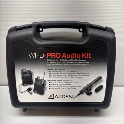 Azden WHD-PRO Pro Series Stereo Audio System Kit for HD SLR's & Mini DV Cameras