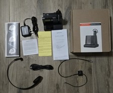 Plantronics Poly W8200B Wireless Bluetooth Charger base and Headset