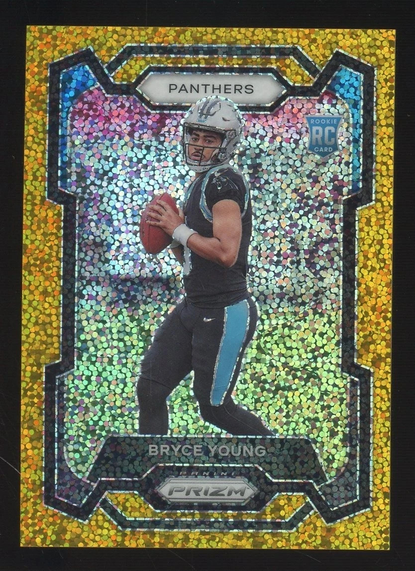 2023 Panini Prizm Gold Sparkle #311 Bryce Young Panthers RC Rookie 10/24