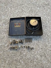 Marshalltown Vintage Pressure Test Gauge Kit with Brass Fittings, Ounces/Inches