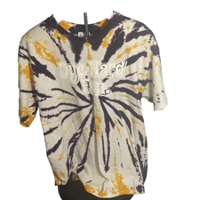 Raising Cane's Die Hard Fan Tie Dye Purple And Gold Shirt
