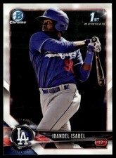 2018 Bowman Chrome Prospects Ibandel Isabel Los Angeles Dodgers #BCP47