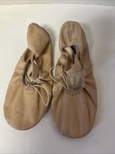 Capezio Daisy Leather Ballet Shoes 205 Full Sole Pink Leather Size 3M