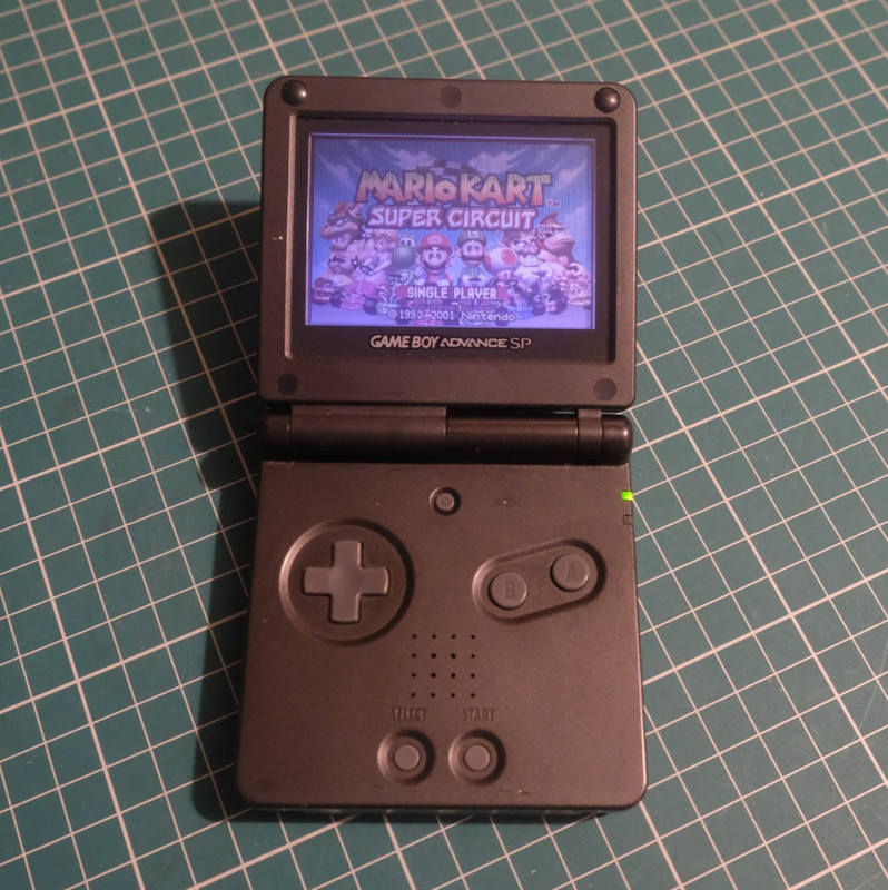 Nintendo Game Boy Advance SP AGS-001 With Charger & Game