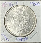 1896 P -  Morgan Silver Dollar -- BU