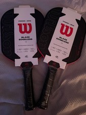 NEW Wilson Blaze Edgeless 13 Pickleball Paddle - Black/Red