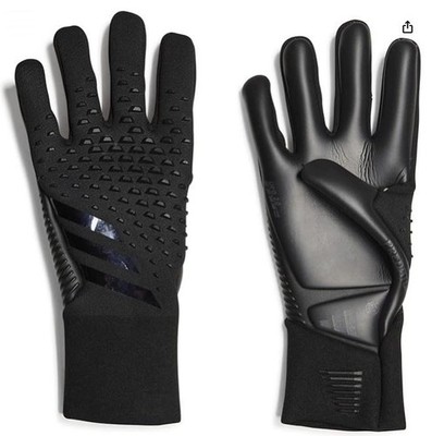 Adidas Predator GL Pro Black Goalie Gloves Hybrid Cut New In Box HN3347