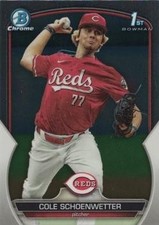 Cole Schoenwetter 2023 Bowman Draft Chrome 1st #BDC-116