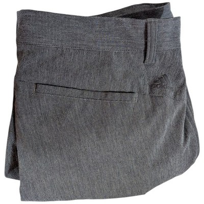 Adidas Crosshatch Gray Golf Pants 33x32 Mens Chino End Plastic Measures 37x31.5